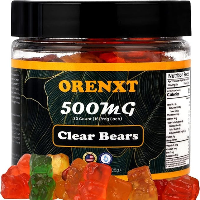 ORENXT Clear Bear Gummies - Organic Omega 3-6-9 + Vitamin E Vegan-Friendly - view 2