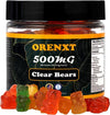 Organic Clear Bear  Gummies  | Made in USA | Omega 3 6 9 & Vitamin E Infused |  Gluten Free