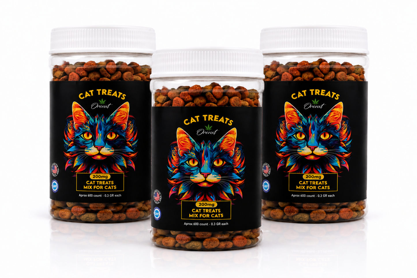 ORENXT Calming Seafood Pate for Cats 3-Pack Bundle (Best Value)