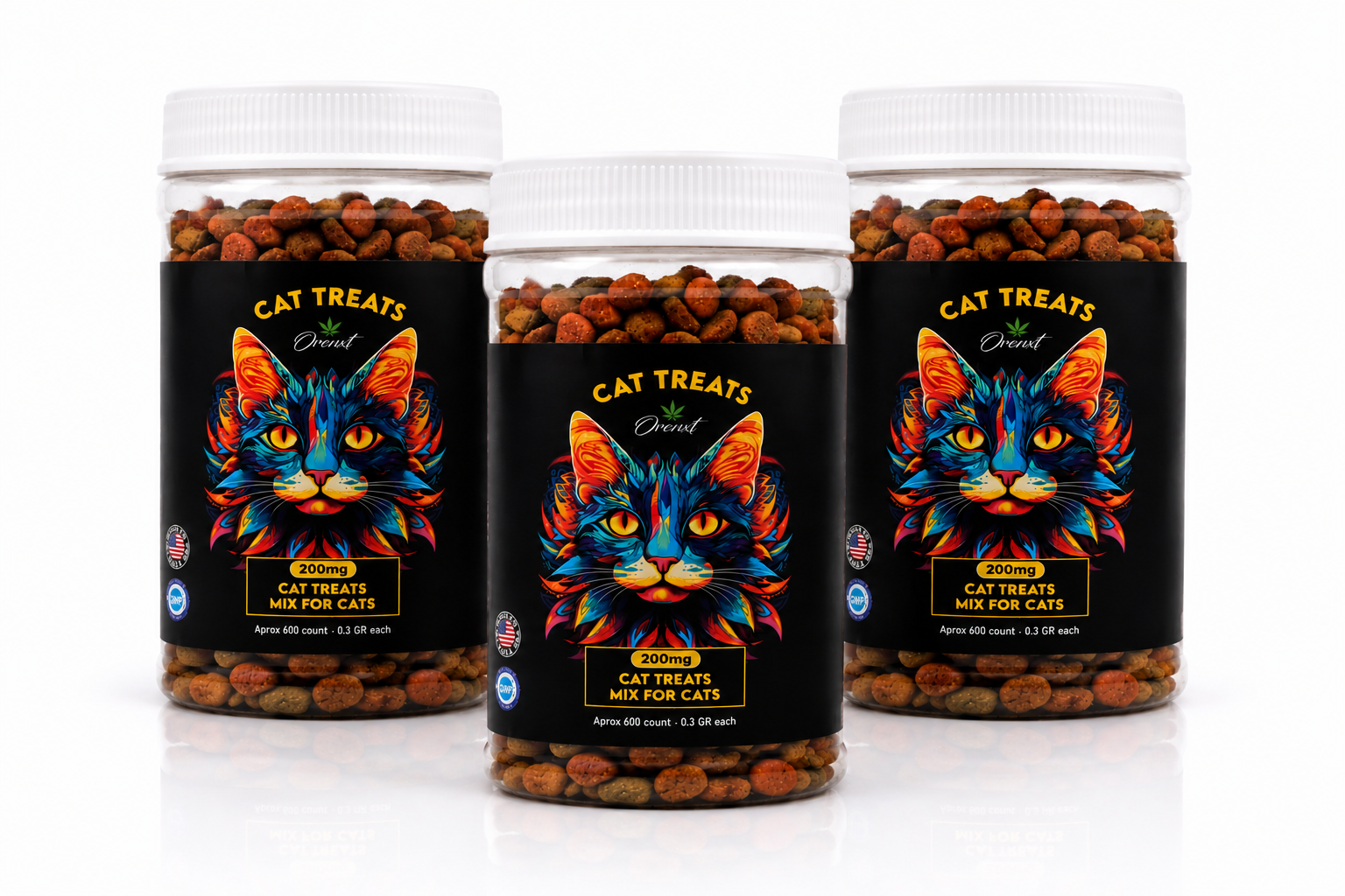 ORENXT Calming Seafood Pate for Cats 3-Pack Bundle (Best Value)