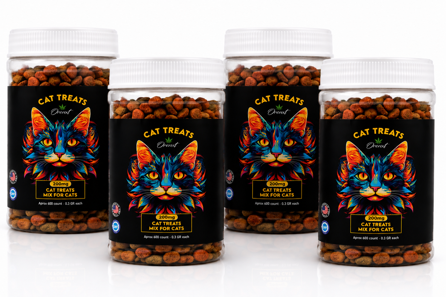 ORENXT Gentle Seafood Pate for Cats - 4-Pack Bundle Save 30% Family Size