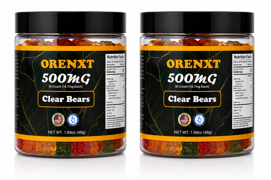 ORENXT Clear Bear Gummies - 2-Pack Bundle Save 10%