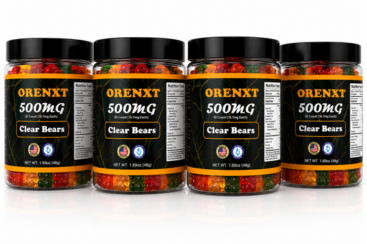 ORENXT Clear Bear Gummies - 4-Pack Bundle Save 30% Family Size